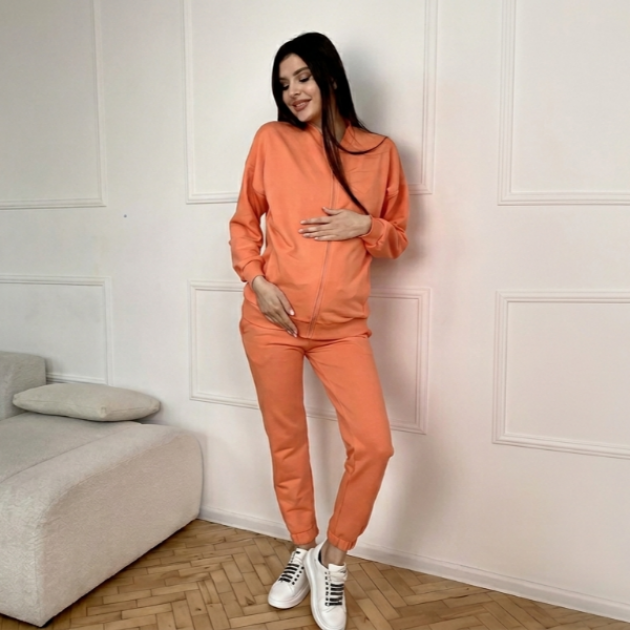 Бавовняний спортивний костюм для вагітних та годуючих Dianora