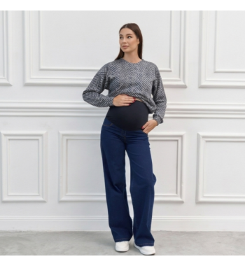 Стильні сині джинси для вагітних Dianora