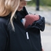 Слінгокуртка, куртка для вагітних Softshell 4 в 1 Чорна