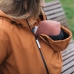 Слінгокуртка, куртка для вагітних Softshell 4 в 1 Паприка 