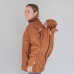 Слінгокуртка, куртка для вагітних Softshell 4 в 1 Паприка 