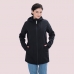 Слінгокуртка, куртка для вагітних Softshell 4 в 1 Чорна