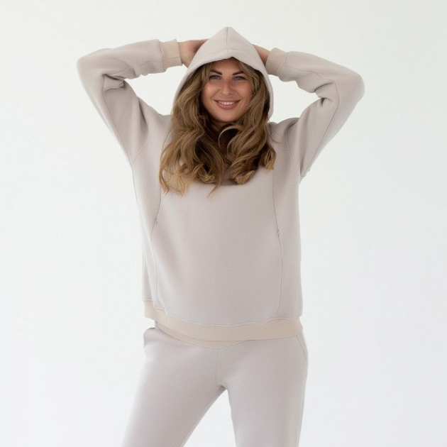 Утеплене спортивне худі для вагітних та годуючих Мамин Дім