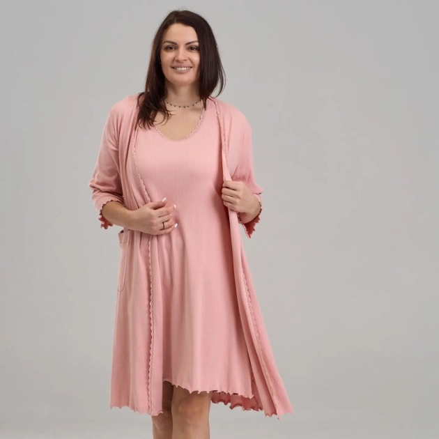 Бавовняний комплект для вагітних та годуючих Nicoletta 7392